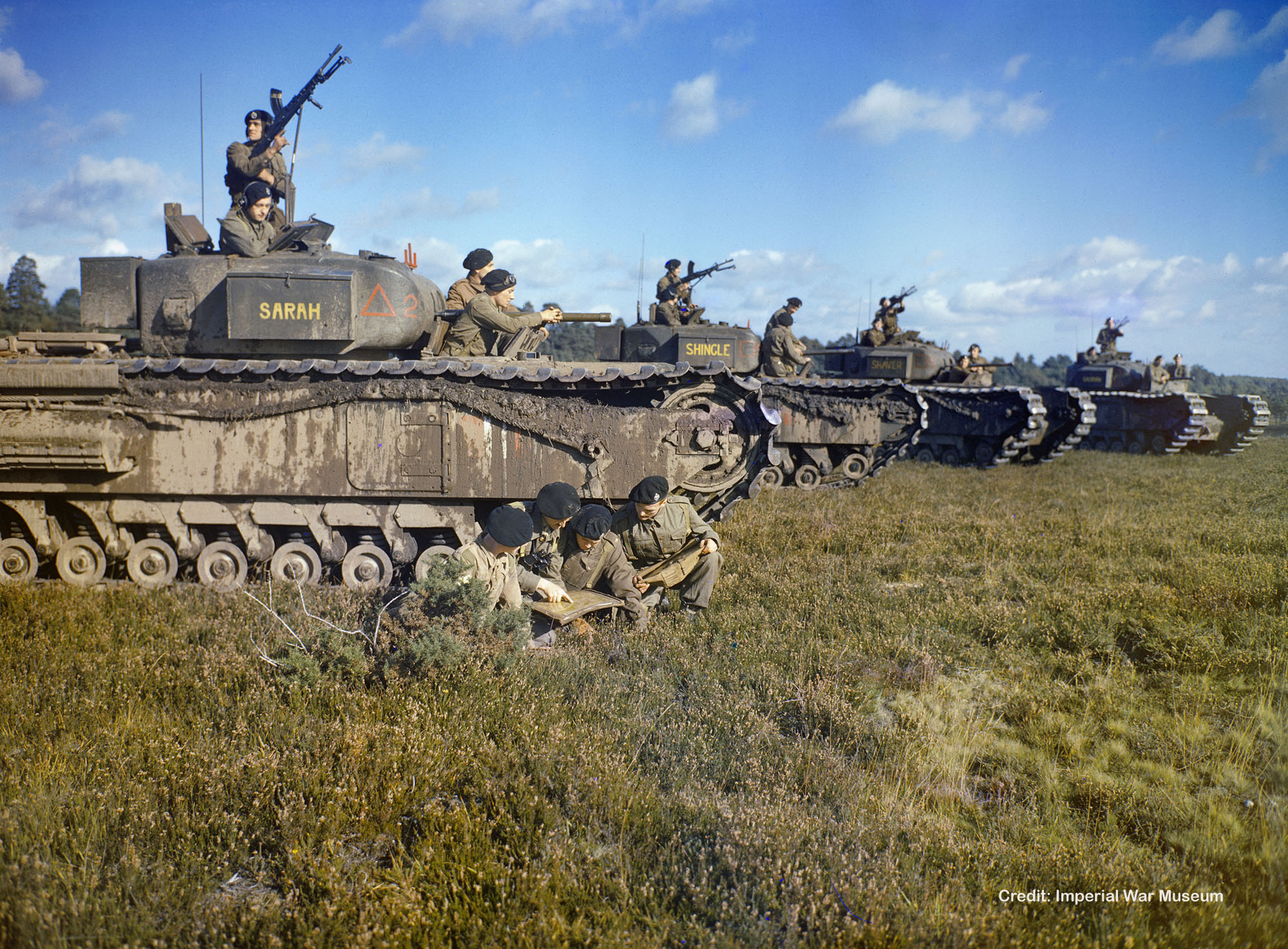 43rd Battalion, Royal Tank Regiment on exercise in the New Forest – New ...